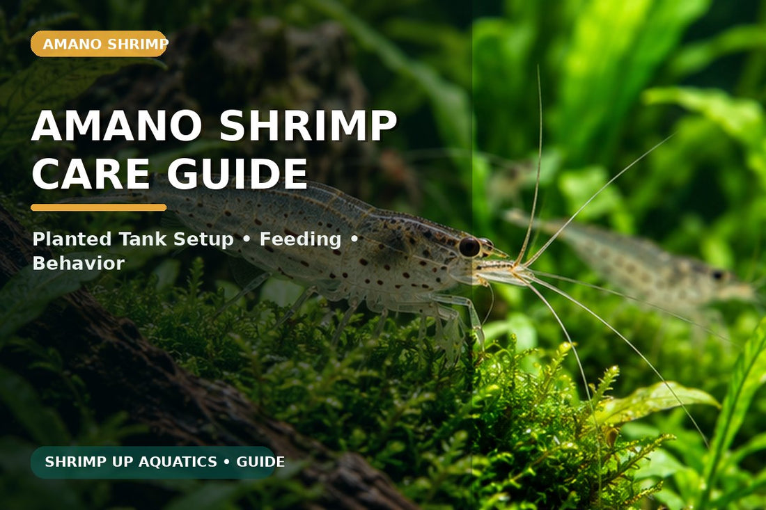Amano shrimp care guide for planted freshwater aquariums