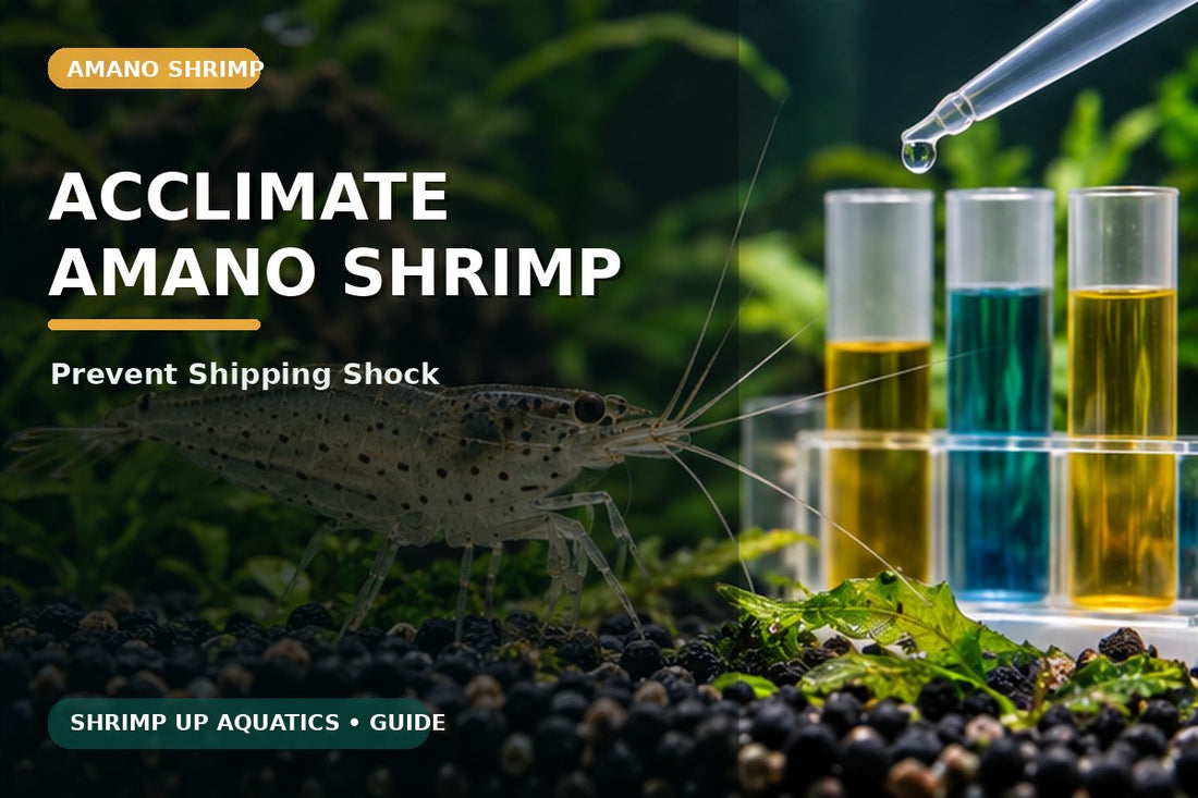 Amano shrimp acclimation guide for preventing parameter shock