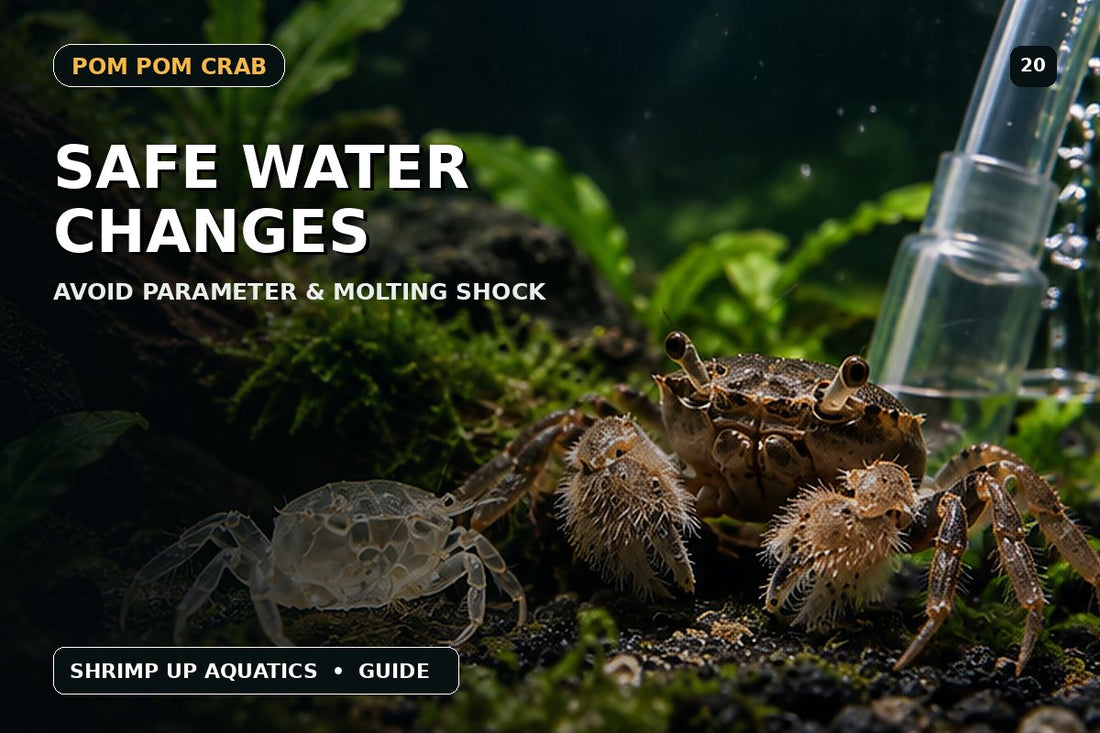 Safe water changes for Pom Pom Crab nano tanks thumbnail